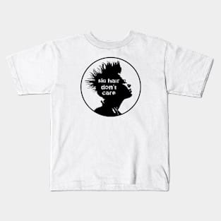 Ski Hair Circle Girl Kids T-Shirt